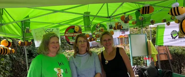 Infostand auf dem Eifelmarkt in Langerwehe