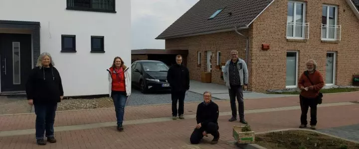 Neue Wildstaudenbeete in Geich